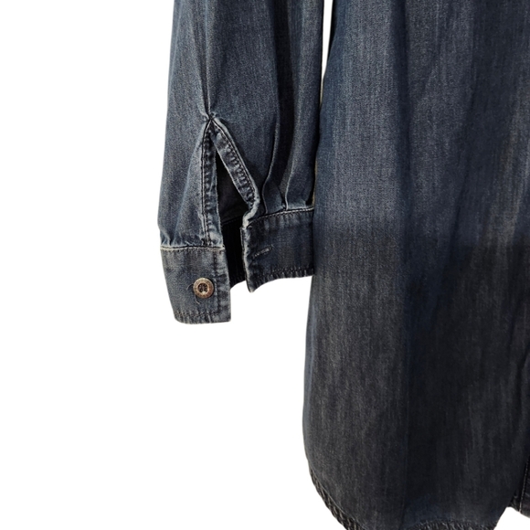 Coldwater Creek   Women's S (6-8) Denim   Tunic   Top    Denim Blue - Picture 10 of 16